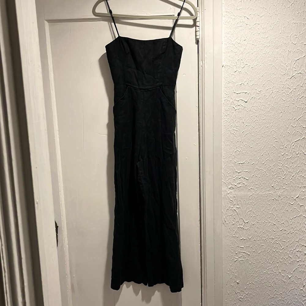 Reformation Black Jumpsuit